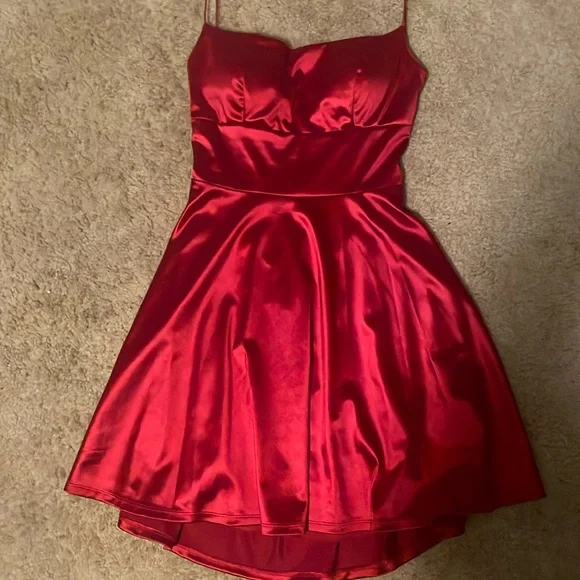 navy blue dress for baby girl US26W / Red main image 1